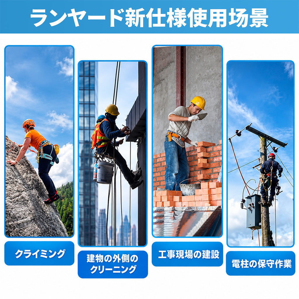 ランヤード 巻き取り式 安全帯 墜落制止用器具 巻取り式ランヤード 新規格適合 ロック装置付き 巻取器タイプ1型 フルハーネス型/胴ベルト型兼用 軽量 フルハーネス 1号ロープタイプ 落下防止 フルハーネスタイプ/ベルトタイプ ユニバーサル対応 安全帯 高所作業用 墜落防止用