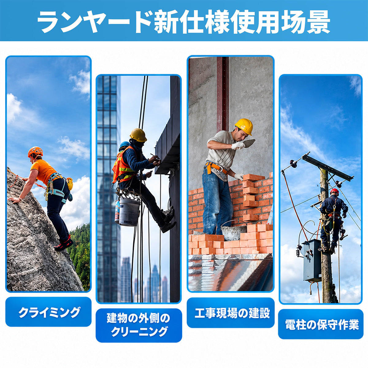 ランヤード 巻き取り式 安全帯 墜落制止用器具 巻取り式ランヤード 新規格適合 ロック装置付き 巻取器タイプ1型 フルハーネス型/胴ベルト型兼用 軽量 フルハーネス 1号ロープタイプ 落下防止 フルハーネスタイプ/ベルトタイプ ユニバーサル対応 安全帯 高所作業用 墜落防止用